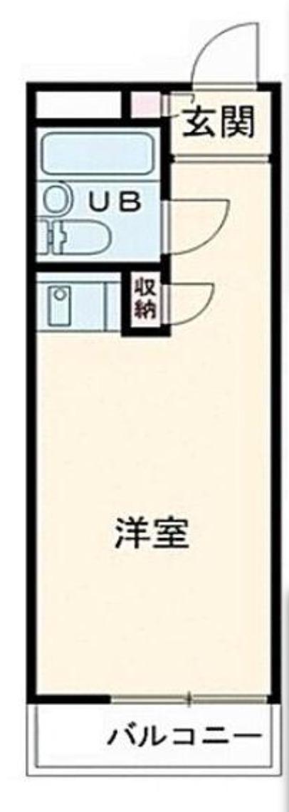 ハイシティ高田馬場(ワンルーム/5階)の間取り写真