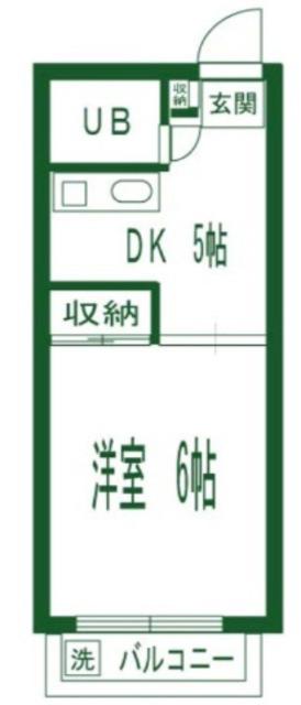 ロアール新大塚(1DK/3階)の間取り写真