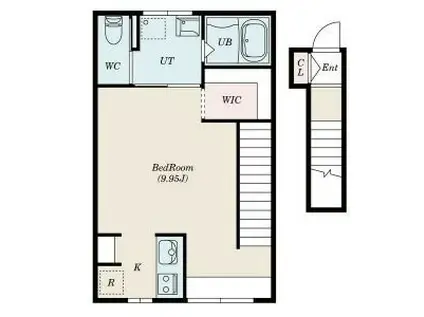 FELICE MT(ワンルーム/2階)の間取り写真