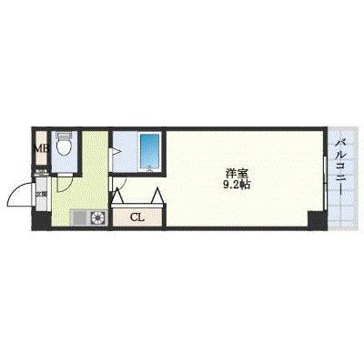 A・CITY三河安城東町(1K/4階)の間取り写真