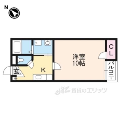 グリーンハイツ(1K/2階)の間取り写真
