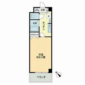 ベレーサ本山(1K/3階)の間取り写真