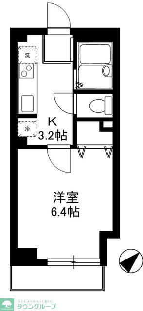 MA・VILLAGE(1K/2階)の間取り写真