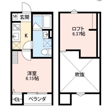 鳳 陽光館(1K/1階)の間取り写真