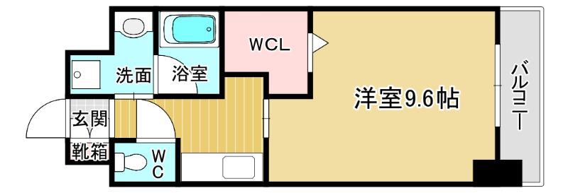 昴 SUBARU(1K/5階)の間取り写真
