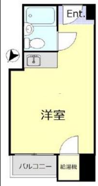 シャルマン文京千駄木(ワンルーム/7階)の間取り写真
