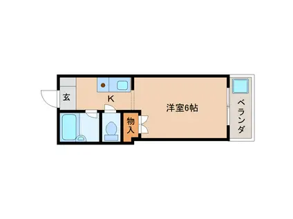 ルミエールタナカ (ワンルーム/4階)の間取り写真