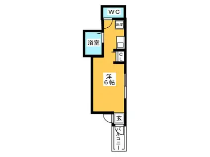 LUMIUS南千住(ワンルーム/1階)の間取り写真