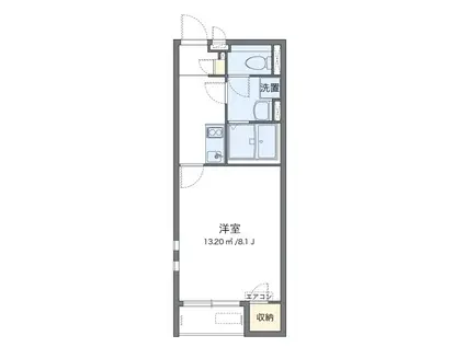 クレイノメゾン ド ミント板宿(1K/2階)の間取り写真