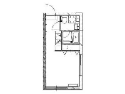 LUDENS戸越公園II(ワンルーム/1階)の間取り写真
