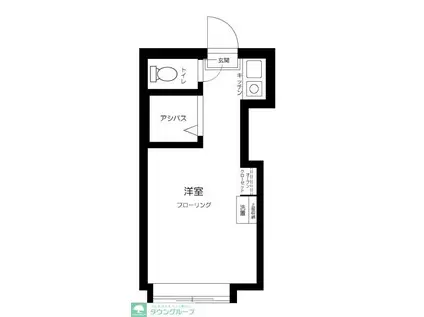 アーバンプレイス高田馬場&U(1K/1階)の間取り写真