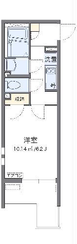 クレイノKIYOMI(1K/3階)の間取り写真
