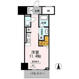 御幸レジデンス丸の内(ワンルーム/5階)の間取り写真