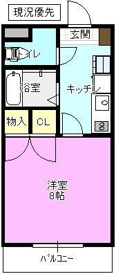 ラフォーレ本郷館(1K/3階)の間取り写真
