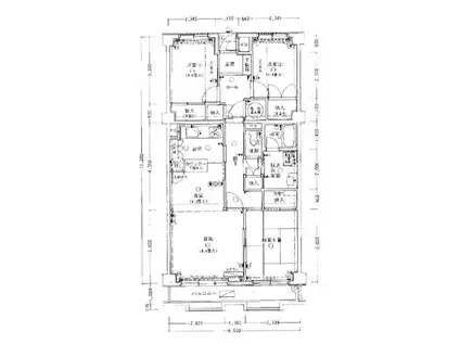 ルックハイツ葉山(3LDK/1階)の間取り写真
