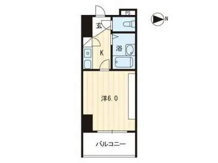 セブンシーズ入明アネックス(1K/5階)の間取り写真