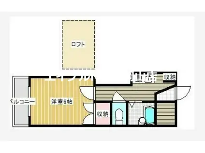 パレス原尾島(1K/1階)の間取り写真
