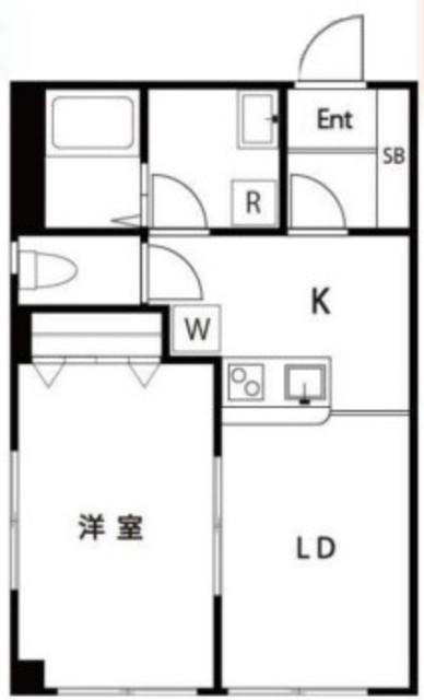 グレース駒込(1LDK/1階)の間取り写真