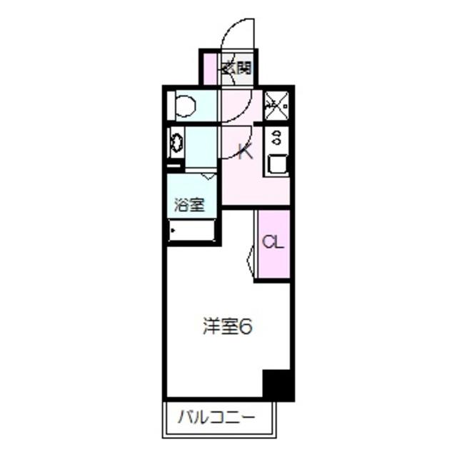 レオンコンフォート京橋イースト(1K/11階)の間取り写真