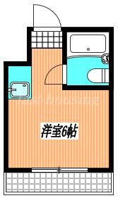 吉祥寺サウスフラット(ワンルーム/1階)の間取り写真