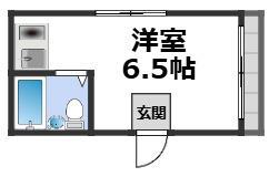 ペーシェンス(ワンルーム/3階)の間取り写真