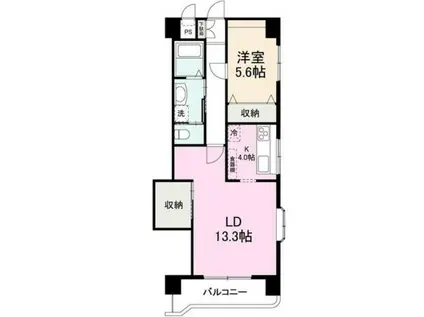 エスペランサーII(1LDK/2階)の間取り写真