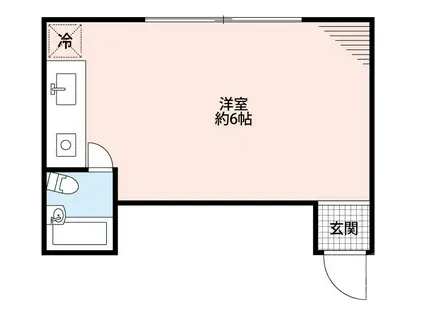 メイヒル寿町(ワンルーム/2階)の間取り写真