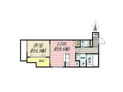 LA・LA(1LDK/2階)の間取り写真