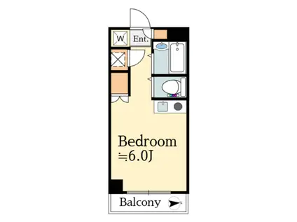 ウェーブス-WAVES-(ワンルーム/5階)の間取り写真