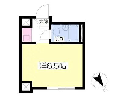 レジオン五橋(ワンルーム/5階)の間取り写真