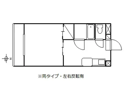 エクセレント緑(1K/2階)の間取り写真