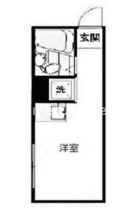 GC西早稲田(ワンルーム/3階)の間取り写真