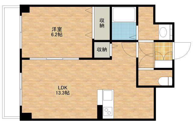 アマルフィーノ(1LDK/8階)の間取り写真