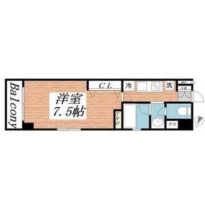 エムパークウエスト(1K/5階)の間取り写真