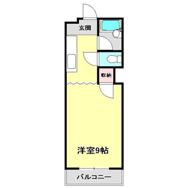 セグエンテ(1K/2階)の間取り写真