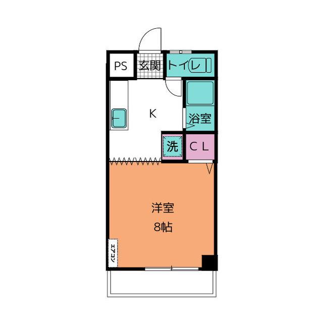 日東マンション(1K/3階)の間取り写真