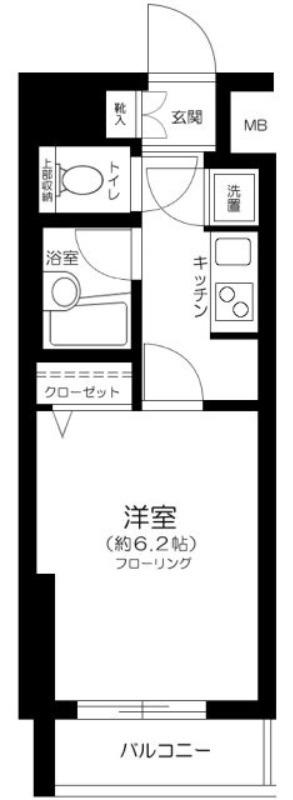 菱和パレス田園調布東(1K/1階)の間取り写真
