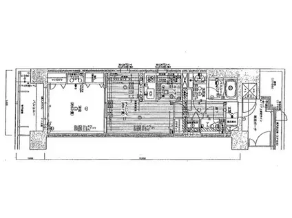 ライオンズマンション東天満UMM(1DK/地下階)の間取り写真