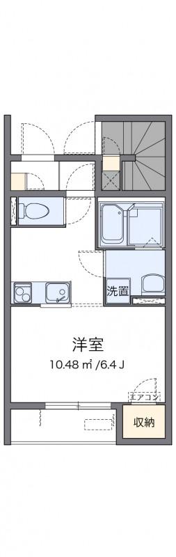 レオネクストTSUJI(1K/1階)の間取り写真