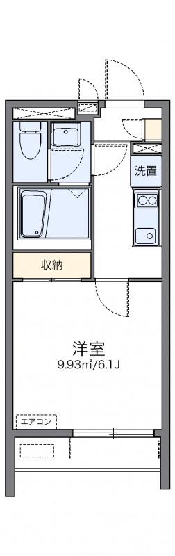 レオネクストSAWA(1K/3階)の間取り写真