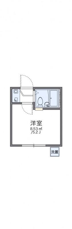 レオパレス金町第1(1K/1階)の間取り写真