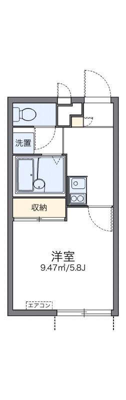 レオパレス本天沼ET(1K/2階)の間取り写真