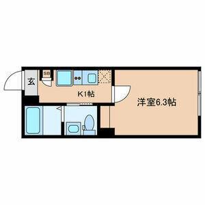 ARKS町屋(1K/4階)の間取り写真
