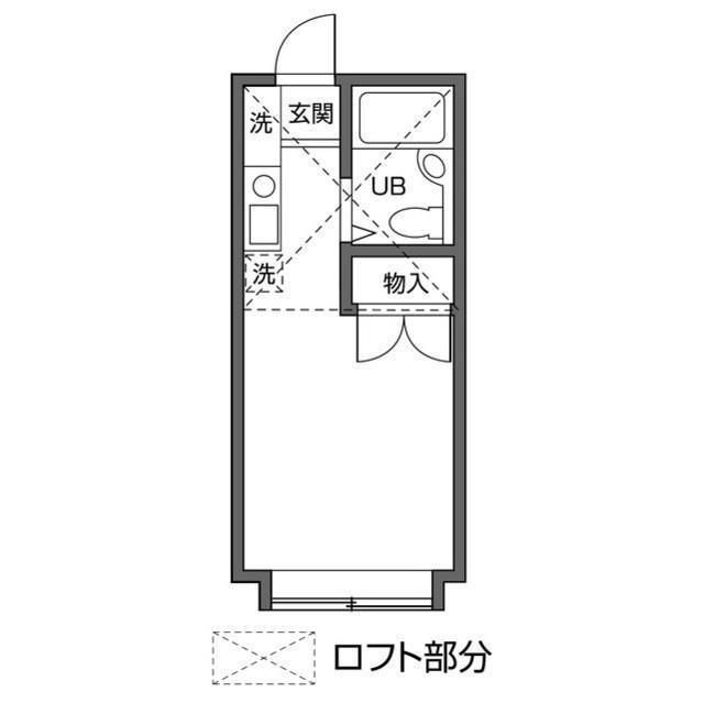 ピア高円寺(ワンルーム/2階)の間取り写真