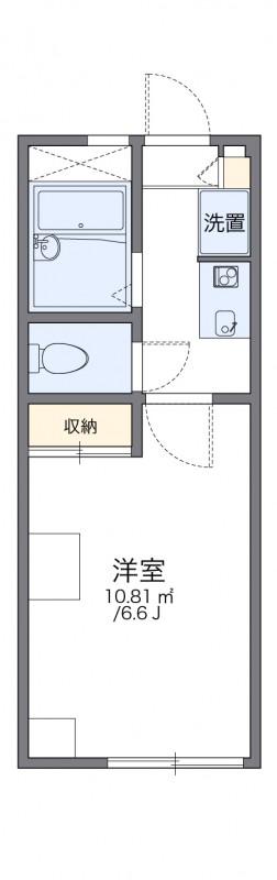 レオパレス田園1(1K/2階)の間取り写真