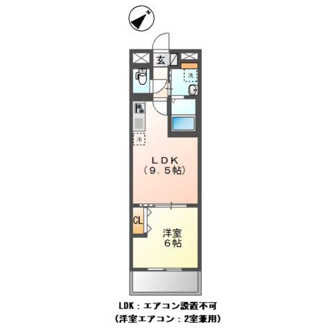 小茂根3丁目マンション工事(1LDK/3階)の間取り写真