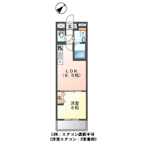 小茂根3丁目マンション工事(1LDK/5階)の間取り写真