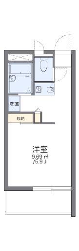 レオパレスけやき(1K/3階)の間取り写真