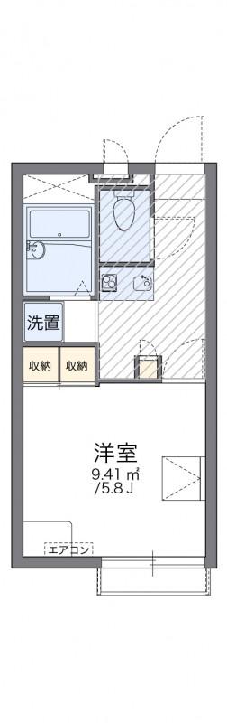 レオパレス宮ノ前(1K/2階)の間取り写真