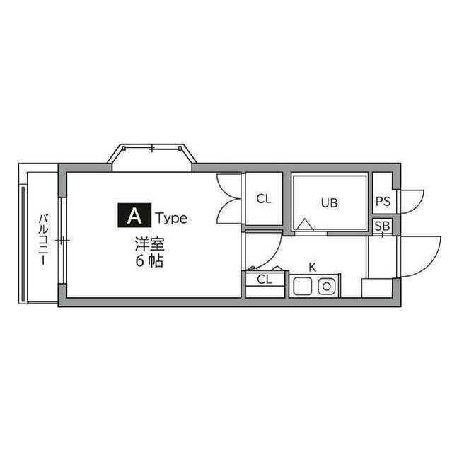 ポントワーズ代田(1K/2階)の間取り写真